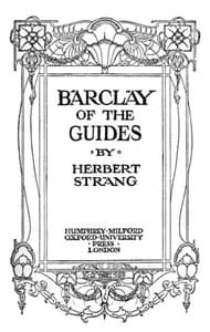 Barclay of the Guides book cover