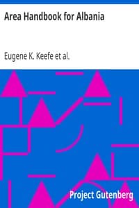 Area Handbook for Albania book cover