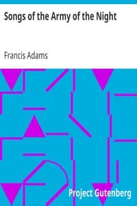 Songs of the Army of the Night book cover