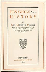 Ten Girls from History