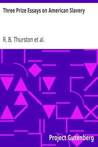 Three Prize Essays on American Slavery