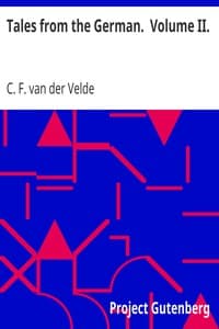 Tales from the German.  Volume II. book cover