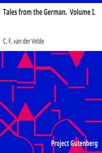 Tales from the German.  Volume I. book cover