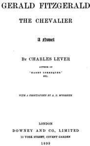 Gerald Fitzgerald, the Chevalier: A Novel