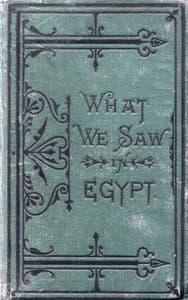 What We Saw in Egypt book cover