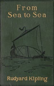 From Sea to Sea; Letters of Travel book cover
