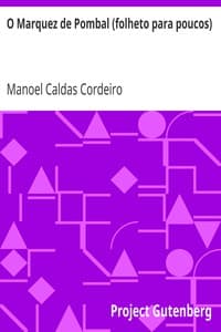 O Marquez de Pombal (folheto para poucos)