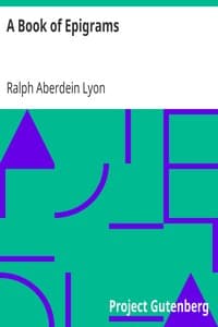 A Book of Epigrams