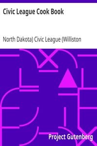 Civic League Cook Book book cover