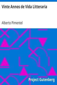 Vinte Annos de Vida Litteraria book cover
