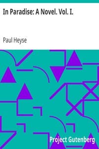 In Paradise: A Novel. Vol. I. book cover