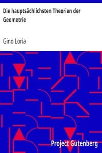 Die hauptsächlichsten Theorien der Geometrie