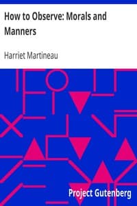 How to Observe: Morals and Manners