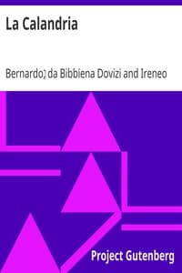 La Calandria
Commedie del Cinquecento