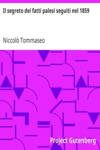 Il segreto dei fatti palesi seguiti nel 1859