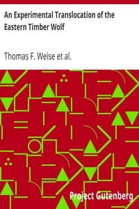 An Experimental Translocation of the Eastern Timber Wolf book cover