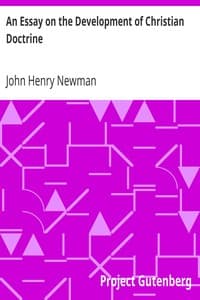 An Essay on the Development of Christian Doctrine book cover