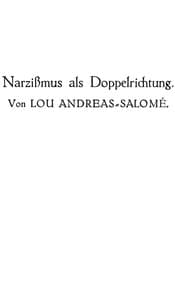Narzißmus als Doppelrichtung book cover