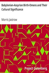 Babylonian-Assyrian Birth-Omens and Their Cultural Significance book cover