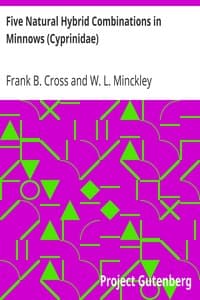 Five Natural Hybrid Combinations in Minnows (Cyprinidae) book cover