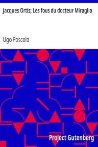 Jacques Ortis; Les fous du docteur Miraglia book cover