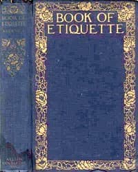 Book of Etiquette, Volume I book cover