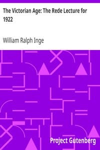 The Victorian Age: The Rede Lecture for 1922 book cover