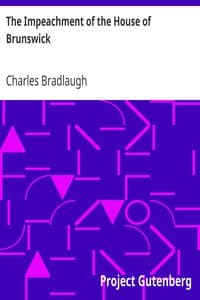 The Impeachment of the House of Brunswick book cover