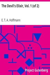 The Devil's Elixir, Vol. 1 (of 2)