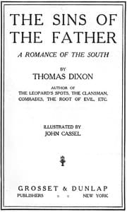The Sins of the Father: A Romance of the South book cover