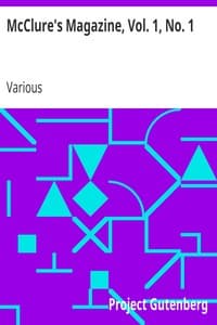 McClure's Magazine, Vol. 1, No. 1 book cover