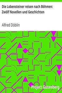 Die Lobensteiner reisen nach Böhmen: Zwölf Novellen und Geschichten