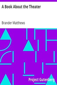 A Book About the Theater book cover