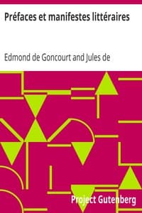 Préfaces et manifestes littéraires