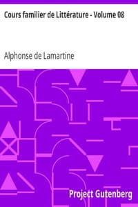 Cours familier de Littérature - Volume 08 book cover