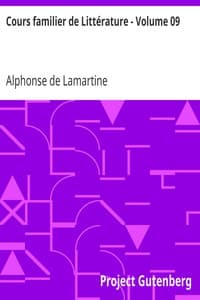 Cours familier de Littérature - Volume 09