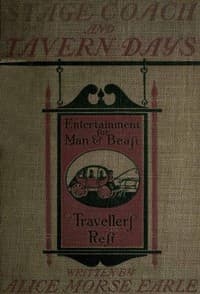 Stage-coach and Tavern Days book cover