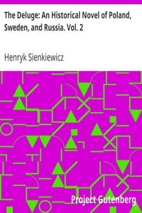 The Deluge: An Historical Novel of Poland, Sweden, and Russia. Vol. 2 book cover