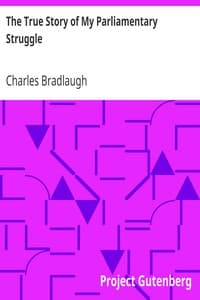 The True Story of My Parliamentary Struggle book cover