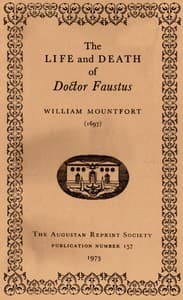 The Life and Death of Doctor Faustus Made into a Farce book cover
