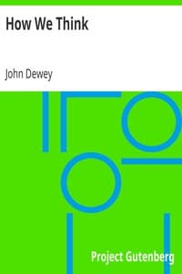 How We Think book cover