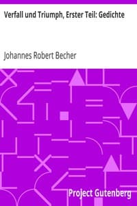 Verfall und Triumph, Erster Teil: Gedichte book cover