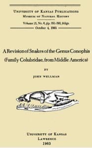 A Revision of Snakes of the Genus Conophis (Family Colubridae, from Middle America)