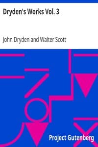 Dryden's Works Vol. 3 book cover