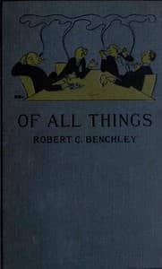 Of All Things book cover