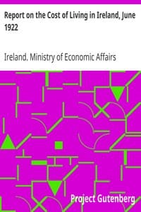 Report on the Cost of Living in Ireland, June 1922