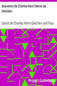Souvenirs de Charles-Henri Baron de Gleichen