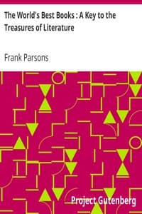 The World's Best Books: A Key to the Treasures of Literature