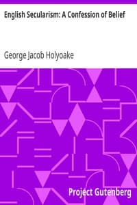 English Secularism: A Confession of Belief