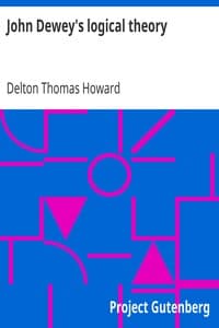 John Dewey's logical theory